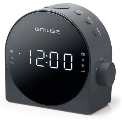 Muse M-185 CR Dualer Radiowecker - Schwarz Muse M-185 CR Dualer Radiowecker - Schwarz