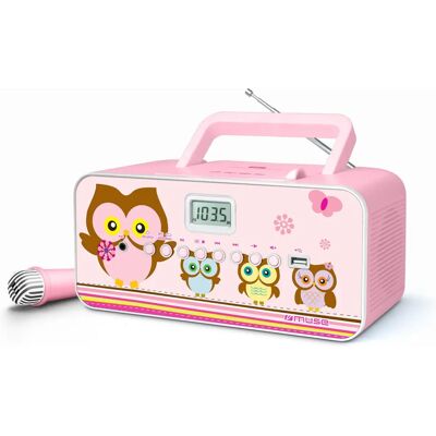 Muse M-29KP Rosa Sistema Stereo Portatile - Sistema Stereo Muse M-29KP Rosa Sistema Stereo Portatile - Sistema Stereo
