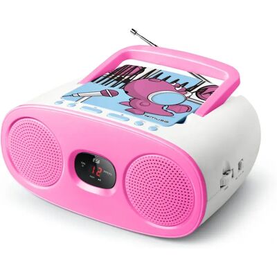 Muse M-20 KDG - Rosa/Bianco - Radio FM/MW Analoga - Lettore CD - Sistema stereo Muse M-20 KDG - Rosa/Bianco - Radio FM/MW Analoga - Lettore CD - Sistema stereo