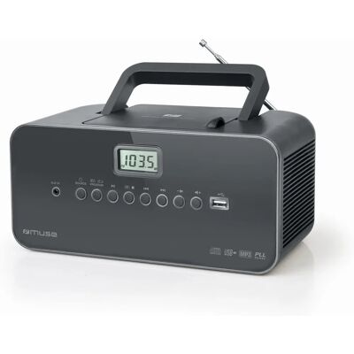 Muse M-28 DG Tragbarer CD-Player - Radio, MP3, Schwarz Muse M-28 DG Tragbarer CD-Player - Radio, MP3, Schwarz