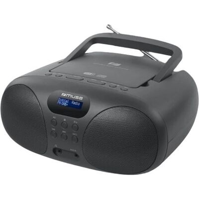 Lettore CD portatile Muse MD-208 DB - Nero Lettore CD portatile Muse MD-208 DB - Nero