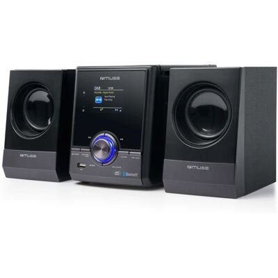 Muse M-50 DBT Heim-Audiosystem - Bluetooth, 60 Presets, 2x15W Muse M-50 DBT Heim-Audiosystem - Bluetooth, 60 Presets, 2x15W