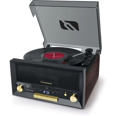 Muse MT112W Audio-Plattenspieler - Riemenantrieb, Automatik, Mehrgeschwindigkeit Muse MT112W Audio-Plattenspieler - Riemenantrieb, Automatik, Mehrgeschwindigkeit