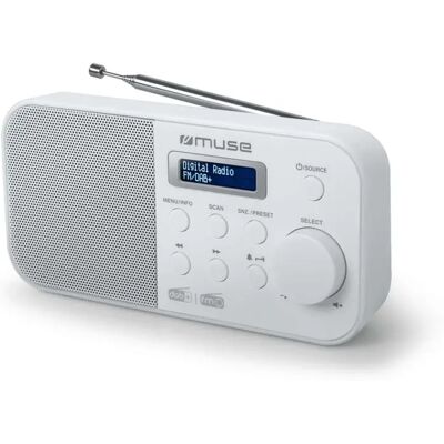 Muse M-109 DBW Tragbares Radio - DAB+ FM Weiß Muse M-109 DBW Tragbares Radio - DAB+ FM Weiß
