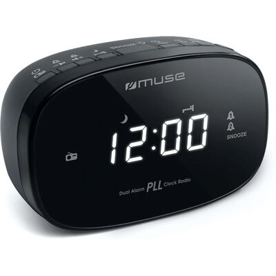 Réveil Muse M-155CR - FM PLL, Double alarme, Affichage LED 24h - Publicité Réveil Muse M-155CR - FM PLL, Double alarme, Affichage LED 24h - Publicité