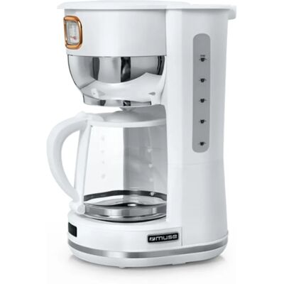 Muse MS-220 W - Blanc - Machine à café filtre - Publicité Muse MS-220 W - Blanc - Machine à café filtre - Publicité