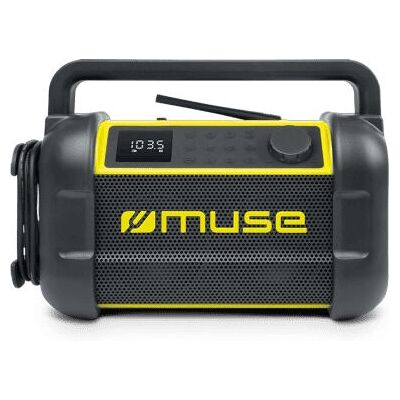 Muse M-928 BTY tragbares Baustellenradio - Bluetooth FM IP64 Muse M-928 BTY tragbares Baustellenradio - Bluetooth FM IP64
