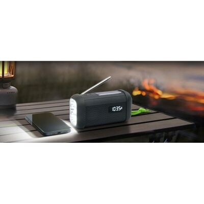 Muse MH-08 MB Tragbares Solarradio mit Bluetooth & Taschenlampe Muse MH-08 MB Tragbares Solarradio mit Bluetooth & Taschenlampe