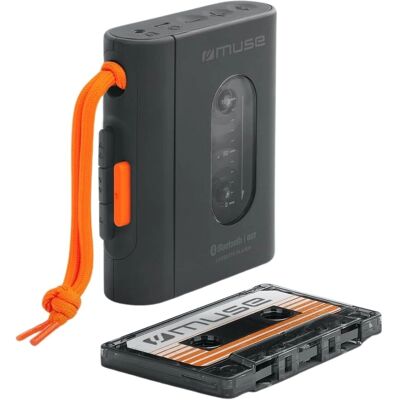 Reprodutor de cassete portátil Muse M-132 WM com Bluetooth e USB Reprodutor de cassete portátil Muse M-132 WM com Bluetooth e USB