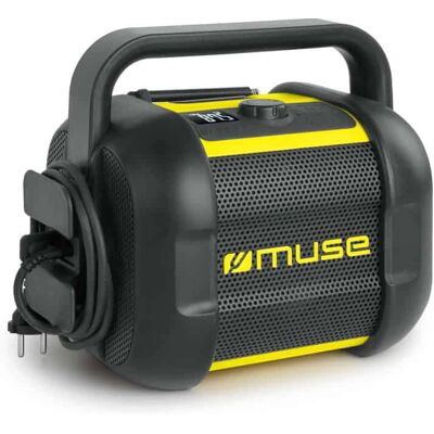 Muse M-968 BTY Drahtloses Bluetooth Radio - Baustellen Tragbarer Lautsprecher Muse M-968 BTY Drahtloses Bluetooth Radio - Baustellen Tragbarer Lautsprecher