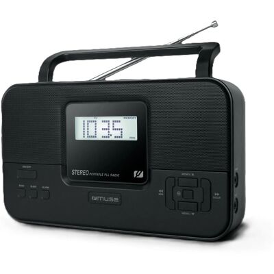 Muse Schwarzes Tragbares Digitalradio - AM FM Radio Muse Schwarzes Tragbares Digitalradio - AM FM Radio