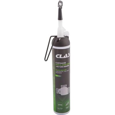 Cartouche de mastic noir CLAS -40/+250°C 200ml - Publicité Cartouche de mastic noir CLAS -40/+250°C 200ml - Publicité