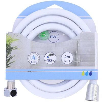 TENDANCE Tubo Doccia PVC Bianco 200cm - Accessorio Doccia TENDANCE Tubo Doccia PVC Bianco 200cm - Accessorio Doccia