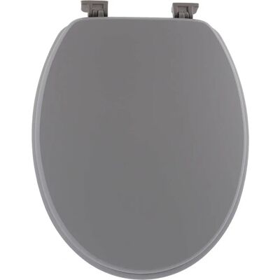 TENDANCE Grauer MDF WC-Sitz - 18 Zoll Badezimmerzubehör TENDANCE Grauer MDF WC-Sitz - 18 Zoll Badezimmerzubehör