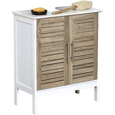 Armario de baño Tendance - MDF con acabado roble envejecido Armario de baño Tendance - MDF con acabado roble envejecido