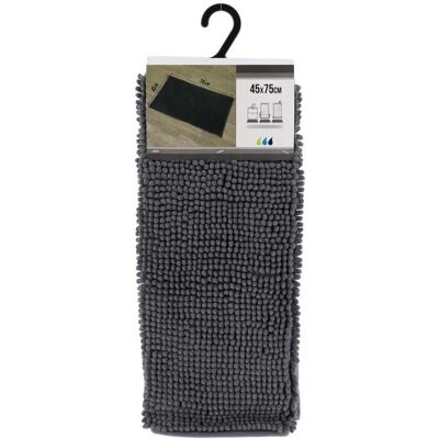 Balle in Microfibra TENDANCE - 45x75cm - Grigio Scuro - Tappeto Tenda Balle in Microfibra TENDANCE - 45x75cm - Grigio Scuro - Tappeto Tenda