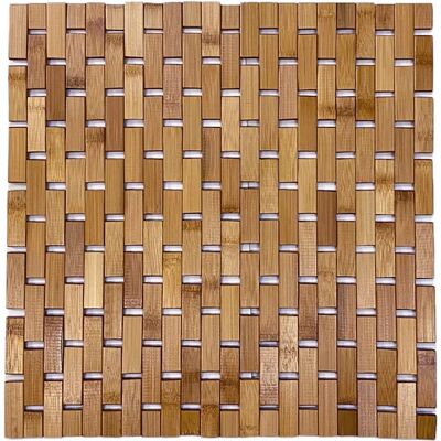TENDANCE Rutschfeste Bambusmatte - 45x45 cm - Beige TENDANCE Rutschfeste Bambusmatte - 45x45 cm - Beige