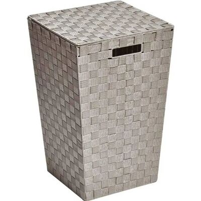 TENDANCE Taupe Polyester Wäschekorb - 53cm Höhe TENDANCE Taupe Polyester Wäschekorb - 53cm Höhe