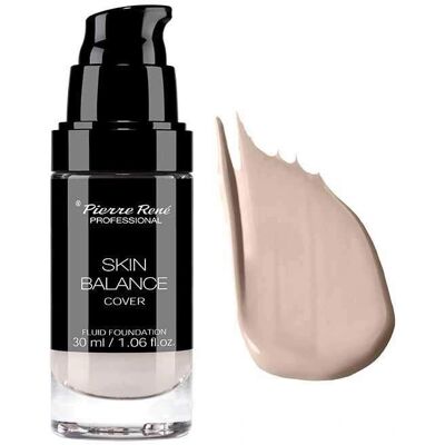 Pierre Rene Foundation Skin Balance Cover Fluid 19 Cool Ivory Pierre Rene Foundation Skin Balance Cover Fluid 19 Cool Ivory
