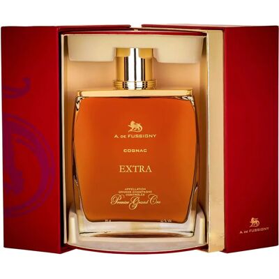A. de Fussigny Premier Grand Cru Cognac - Or cuivré - 25 ans - Extra - Publicité A. de Fussigny Premier Grand Cru Cognac - Or cuivré - 25 ans - Extra - Publicité