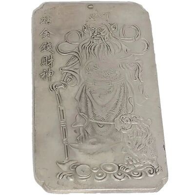Lachineuse Talisman Feng Shui Guan Gong in Argento Lachineuse Talisman Feng Shui Guan Gong in Argento