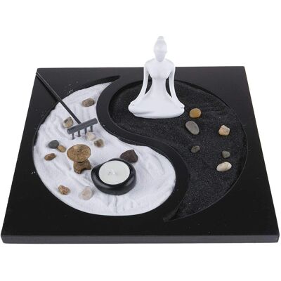 Lachineuse Ensemble de Bougies - Décoration Jardin Zen Japonais - Figurine Yin Yang - 11 cm - Publicité Lachineuse Ensemble de Bougies - Décoration Jardin Zen Japonais - Figurine Yin Yang - 11 cm - Publicité