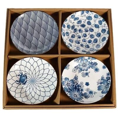 Lachineuse 2686 Ensemble d'Assiettes en Porcelaine Design Japonais - Publicité Lachineuse 2686 Ensemble d'Assiettes en Porcelaine Design Japonais - Publicité