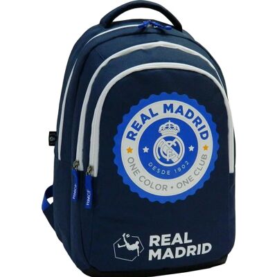 Sac à dos Bleu Real Madrid - Collection Officielle - Publicité Sac à dos Bleu Real Madrid - Collection Officielle - Publicité