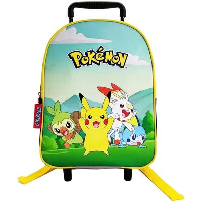 Pokémon - Pokémon Trolley - Jaune-Noir - Sac à dos - Publicité Pokémon - Pokémon Trolley - Jaune-Noir - Sac à dos - Publicité