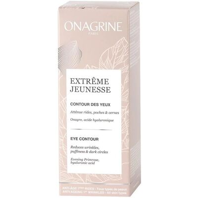 Onagrine Extrême Jeunesse Contour des Yeux - 15ml - Naturel & Anti-Âge - Publicité Onagrine Extrême Jeunesse Contour des Yeux - 15ml - Naturel & Anti-Âge - Publicité