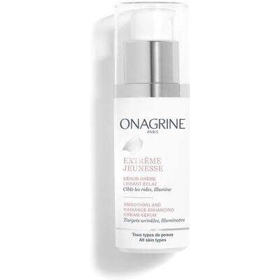 Onagrine Jeunesse Extrême Sérum-Crème Lissant Éclat - Visage 30ml - Publicité Onagrine Jeunesse Extrême Sérum-Crème Lissant Éclat - Visage 30ml - Publicité