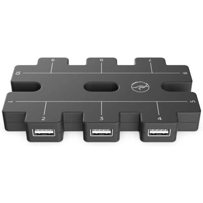 Mobility Lab ML300870 - Hub USB 10 Ports - Compatible Mac et PC Mobility Lab ML300870 - Hub USB 10 Ports - Compatible Mac et PC