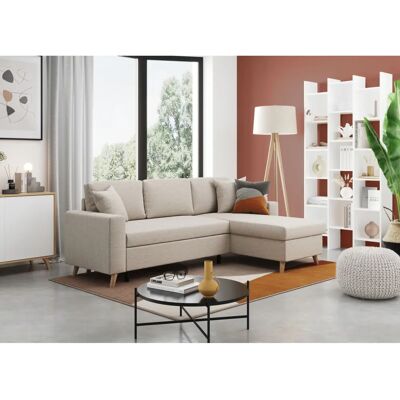 Canapé d'Angle Scandinave Réversible avec Coffre - Canapé - Publicité Canapé d'Angle Scandinave Réversible avec Coffre - Canapé - Publicité