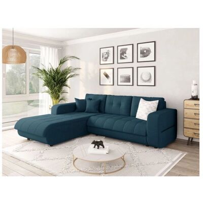 Loungitude - Canapé d'Angle Convertible Gauche 4P - Petroleum Blue - Sofa Bed - Publicité Loungitude - Canapé d'Angle Convertible Gauche 4P - Petroleum Blue - Sofa Bed - Publicité
