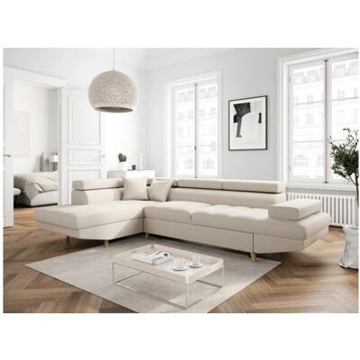 Loungitude - RIO Scandinave - Beige - Pieds bois - Canapé-lit - Publicité Loungitude - RIO Scandinave - Beige - Pieds bois - Canapé-lit - Publicité