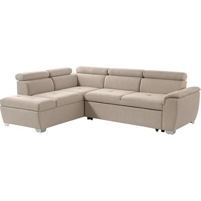 Canapé d'angle gauche convertible Loungitude - 4 places - Publicité Canapé d'angle gauche convertible Loungitude - 4 places - Publicité