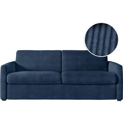 Loungitude - AGATHE - Bleu nuit - 160x190cm - Sofa bed - Publicité Loungitude - AGATHE - Bleu nuit - 160x190cm - Sofa bed - Publicité