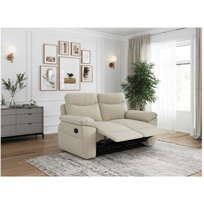 NEA - CanapéRelax 2P Beige - Beige - Manual - recliner sofa - Publicité NEA - CanapéRelax 2P Beige - Beige - Manual - recliner sofa - Publicité