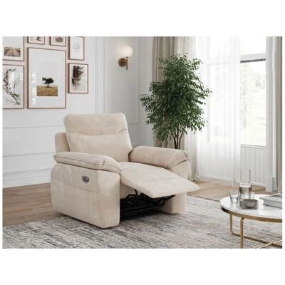 NEA - Fauteuil électrique - Beige - Velours côtelé - Fauteuil - Publicité NEA - Fauteuil électrique - Beige - Velours côtelé - Fauteuil - Publicité