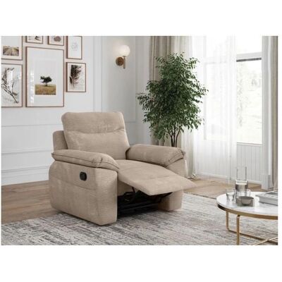 NEA - Fauteuil de relaxation - Taupe Velours - Manuel - Armchair - Publicité NEA - Fauteuil de relaxation - Taupe Velours - Manuel - Armchair - Publicité