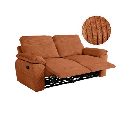 NEA - 3P Velour Terracotta - Manuel - Sofa - Publicité NEA - 3P Velour Terracotta - Manuel - Sofa - Publicité