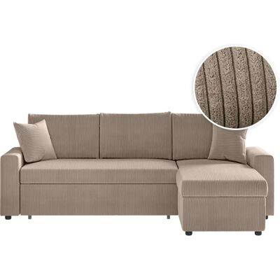 Loungitude - MARIA - Taupe - Coin réversible - Canapé - Publicité Loungitude - MARIA - Taupe - Coin réversible - Canapé - Publicité