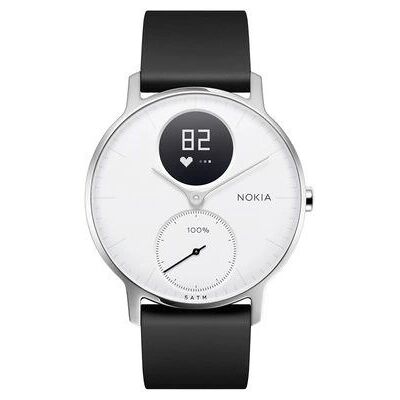 Withings White Steel HR Hybrid Smartwatch - Activity Tracker Withings White Steel HR Hybrid Smartwatch - Activity Tracker