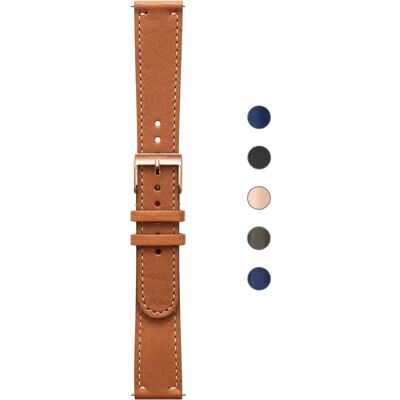 Bracelet en cuir marron acier Withings - accessoires pour smartwatch - Publicité Bracelet en cuir marron acier Withings - accessoires pour smartwatch - Publicité