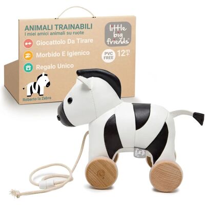Little Big Friends Jouet à tirer Zèbre - Jouets Little Big Friends Jouet à tirer Zèbre - Jouets