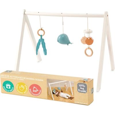 Arche en bois Ocean de Little Big Friends - Jouet sensoriel bébé - Publicité Arche en bois Ocean de Little Big Friends - Jouet sensoriel bébé - Publicité