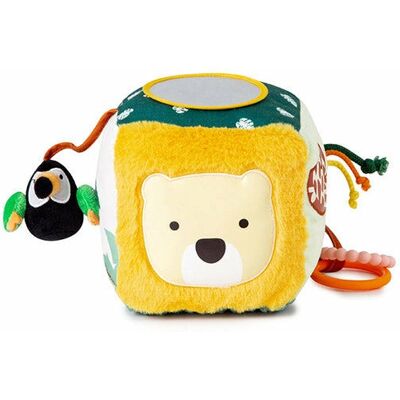 Cube d'activités jungle Little Big Friends - Peluche Cube d'activités jungle Little Big Friends - Peluche
