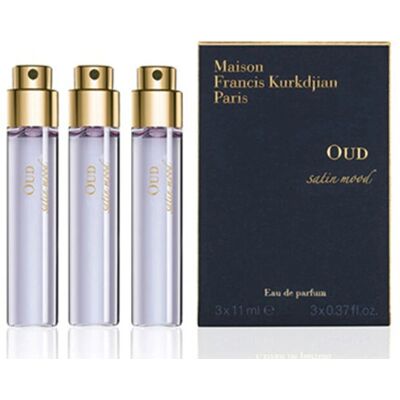 Maison Francis Kurkdjian Oud Satin Mood 3 Pièces Ensemble - Recharge Eau de Parfum - Publicité Maison Francis Kurkdjian Oud Satin Mood 3 Pièces Ensemble - Recharge Eau de Parfum - Publicité