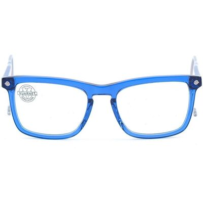 Monture de lunettes bleue Vuarnet VL15120004 52 mm pour homme - Publicité Monture de lunettes bleue Vuarnet VL15120004 52 mm pour homme - Publicité
