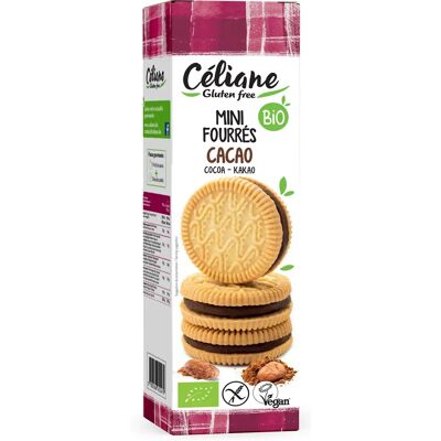 Biscuits mini fourrés cacao sans gluten - Biscuits - Publicité Biscuits mini fourrés cacao sans gluten - Biscuits - Publicité